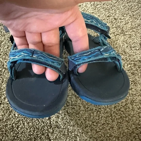 Blue kids teva Patterned Sandals - Picture 7 of 9